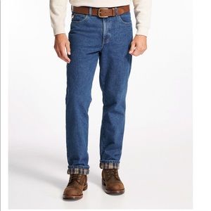 L.L. BEAN Flannel-Lined, Classic Fit 34x34